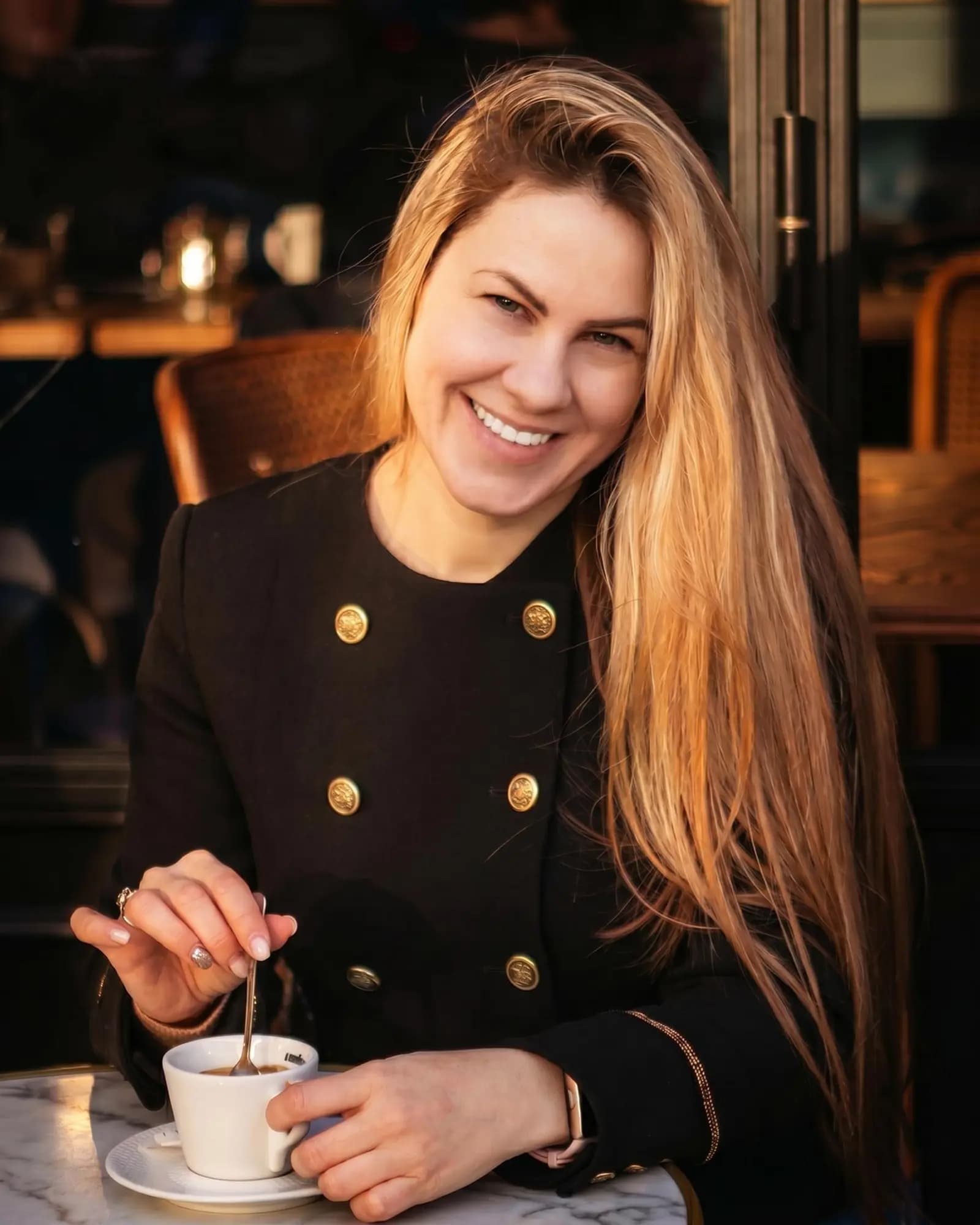 Portrait of the French teacher Elena